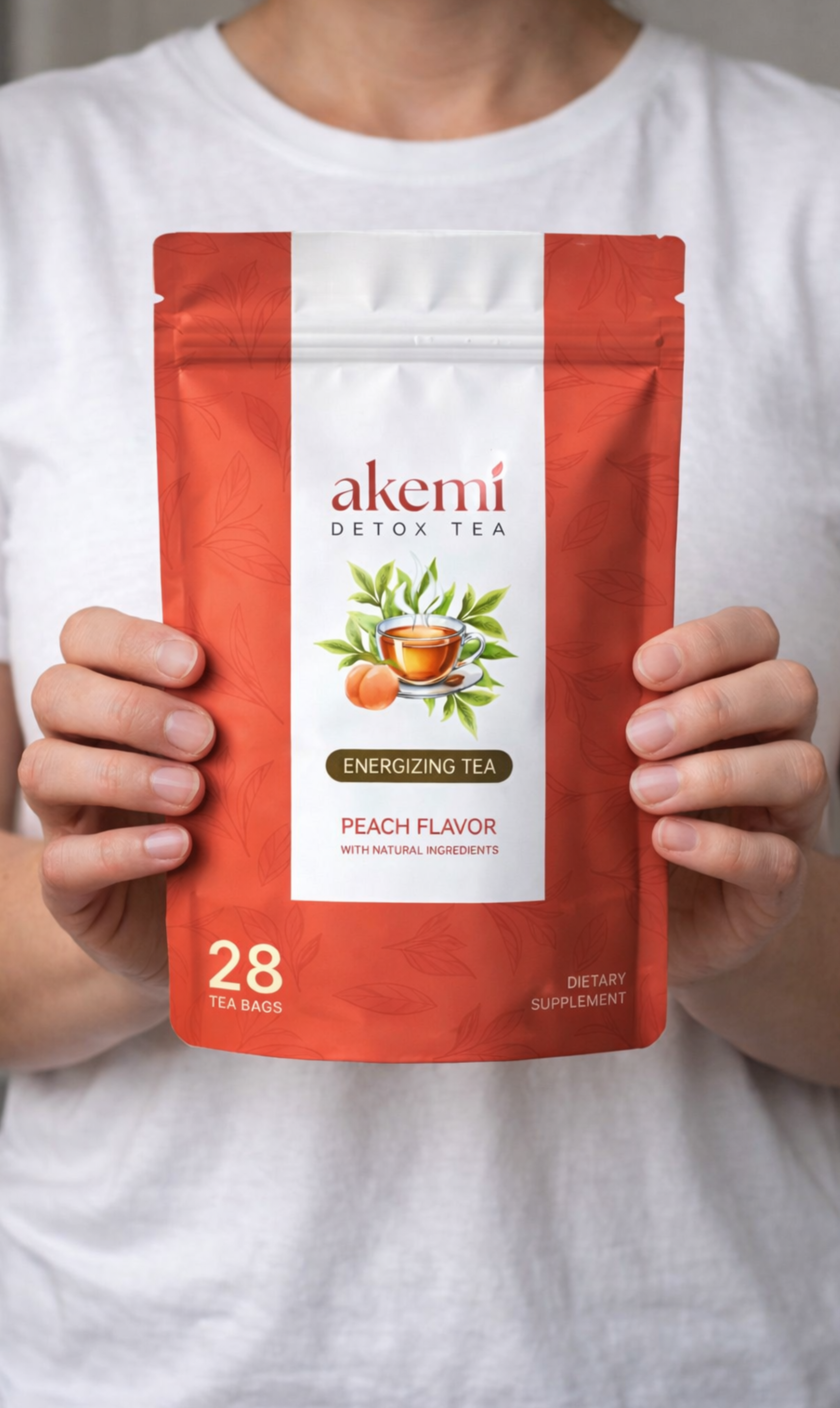 customer showing Akemi Detox Tea